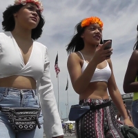 Ho ass candid EDC chick with a jiggly ass in patterned leggings and sexy hard nipples with her friends 343-edc-jiggly-pattern.mp4-2021-11-17-13h34m02s538.jpg