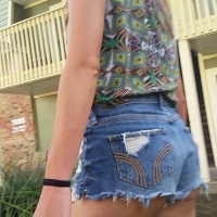 Friend in shorts