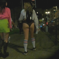 Sexy blonde Asian