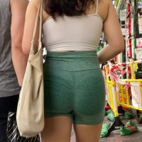 Green Asian booty