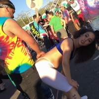 Freaky party chick