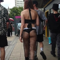 Redhead raver (horizontal)