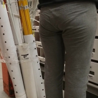 Asian milf panty line