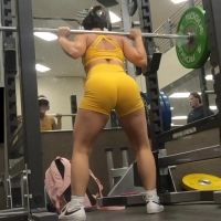 Cute candid small boobed and big bootied girl working out and ding squats in yellow spandex shorts My Movie-2022-11-25-14h36m56s143.jpg