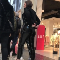 Candid brunette babe with a decent ass in tight wetlook pants pvcpnts2.mp4-2022-11-26-06h24m40s097.jpg