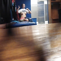 Spy cam in the locker room catches sexy volleyball girls getting nude Volleyball Locker Room Spy_31386F9.jpg