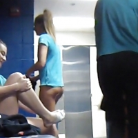 Spy cam in the locker room catches sexy volleyball girls getting nude Volleyball Locker Room Spy_5467553.jpg