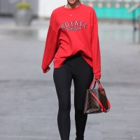 Vogue Williams in black leggings at Heart radio in London 12.jpg