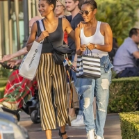 Willow Smith and Jada Pinkett out shopping in Calabasas 05.jpg