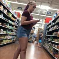 Thick babe in denim (part 1)