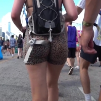 Leopard shorts