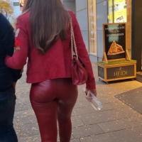 Hot candid babe with a sexy ass in tight red wetlook pants TheSoundOfHerSluttyHeels.mp4-2022-12-04-12h57m20s832.jpg