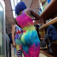 Candid blue haired bubble gum ebony babe with a nice ass in rainbow leggings C&G303.mp4-2022-12-04-19h42m16s785.jpg