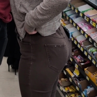 Brown jeans babe