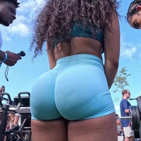 Phat ebony ass