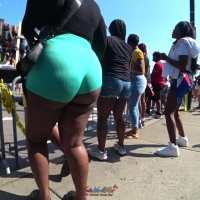 Candid thick ebony carnival babe with a phat ass showing her cheeks in teal booty shorts FWM #32 - Dubbed in Phat.mp4-2025-12-10-08h15m09s699.jpg