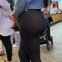 See through leggings bubble