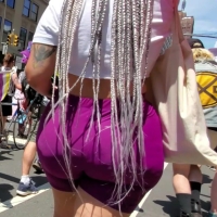 Candid monster booty PAWG in tight purple spandex at a pride parade BLMProtest10.mp4-2022-12-18-11h14m48s324.jpg