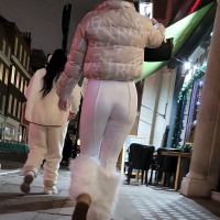 Wedgie and fluffy boots