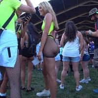 Hot ass blonde raver (part 1)