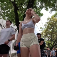 Sexy fit blonde
