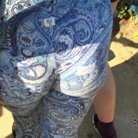 Swirl leggings booty
