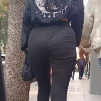 Hot brunette ass