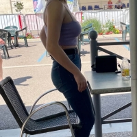Hot candid babe with great tits showing cleavage in a tiny purple top 36D7EE81-F9D5-4F80-A593-F0F7D9002B80.jpeg.40530f2985e6c42e98282e3dd9f9a30f.jpeg