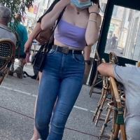 Hot candid babe with great tits showing cleavage in a tiny purple top C4526C98-D682-4ED7-A1FF-B484E5E1DA59.jpeg.e4dcdd3527f9d2582b3371ebb81377f3 (1).jpeg