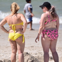 Extra thick beach girls